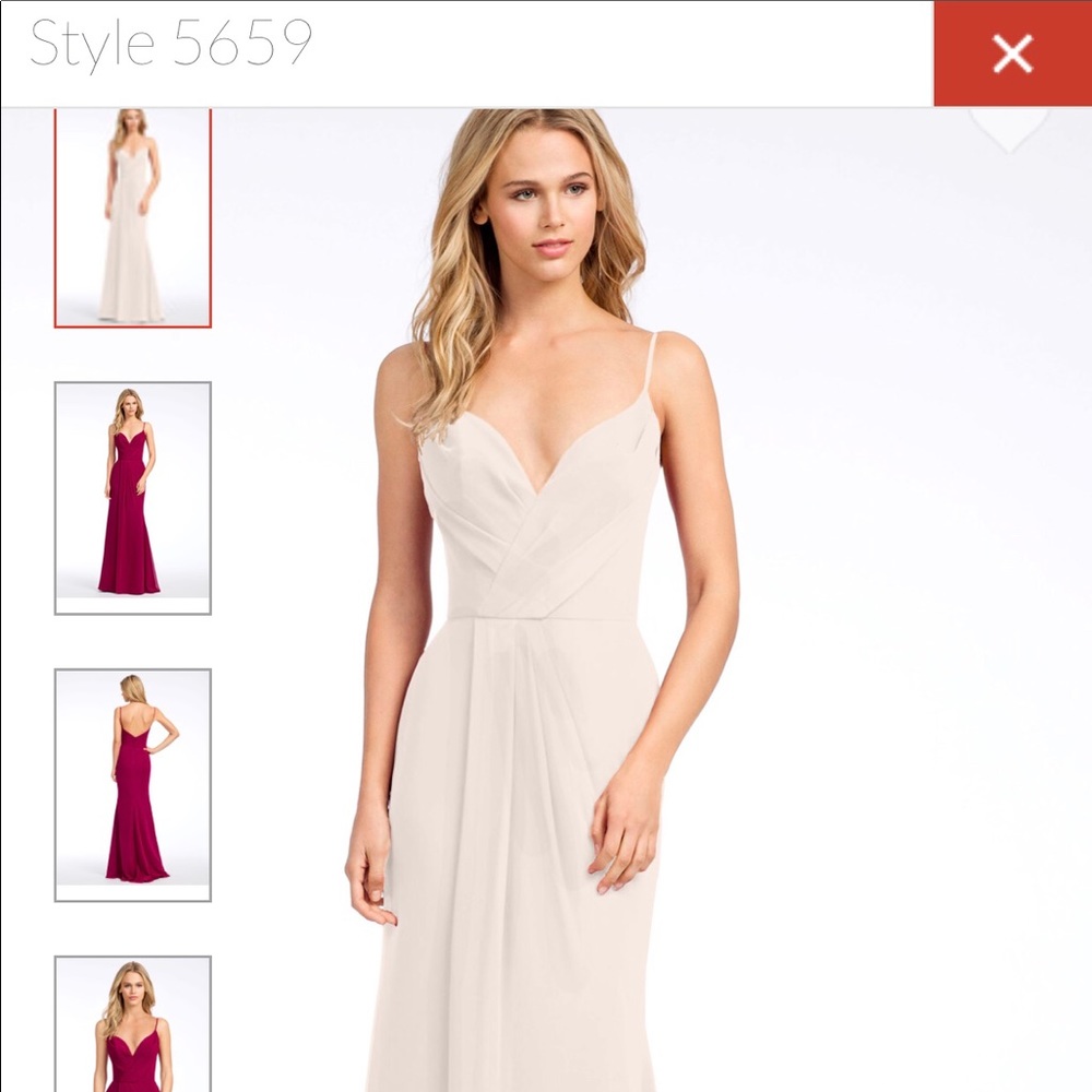 Hayley Paige Dress 5659 in “Candle Light”